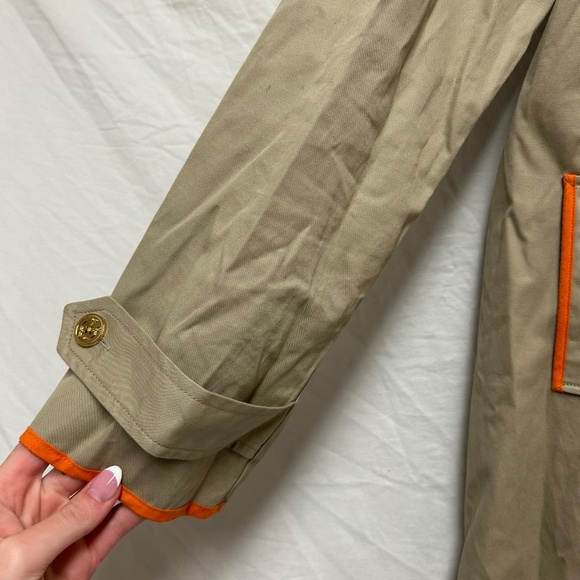 Wonder Tranch Coat With Orange Detail - Picture 2 of 6